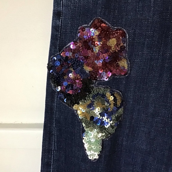 Anthropologie Pilcro and the Letterpress Mid-Rise Slim Boyfriend Sequin … - Picture 8 of 15